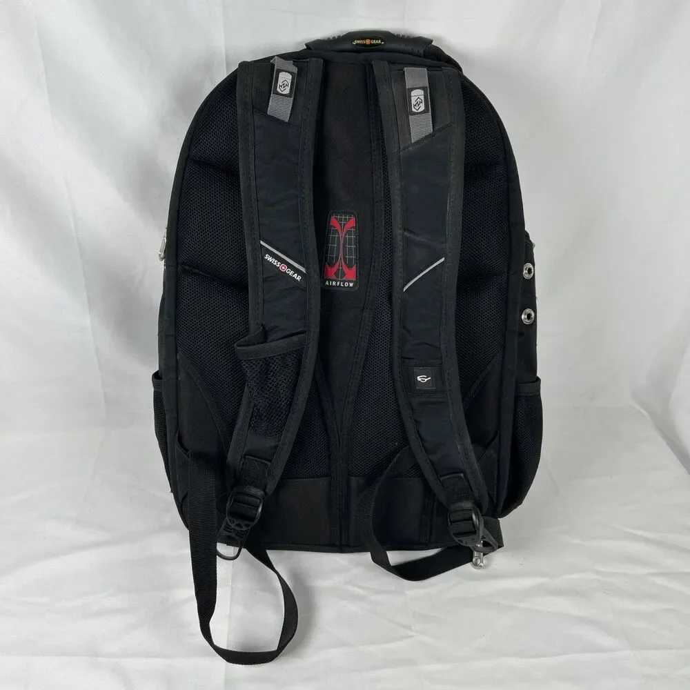 SwissGear 1900 ScanSmart TSA Laptop Backpack Black Custom Patch 4-H Auctioneer